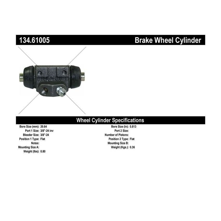 CENTRIC PARTS 134.61005 Centric Premium Wheel Cylinder