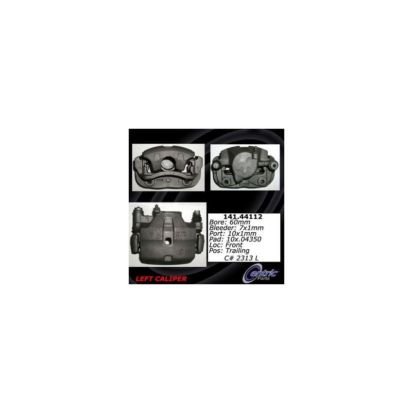 CENTRIC PARTS 141.44112 Centric Semi-Loaded Brake Caliper