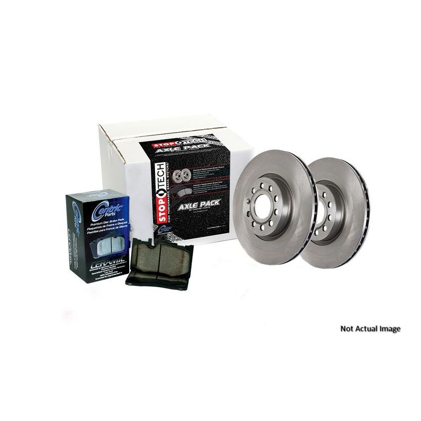 CENTRIC PARTS 909.40539 Centric Preferred Pack Single Axle Rear Disc