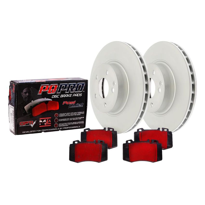 CENTRIC PARTS 910.44112 PQ PRO Brake Pads with GCX Brake Rotors