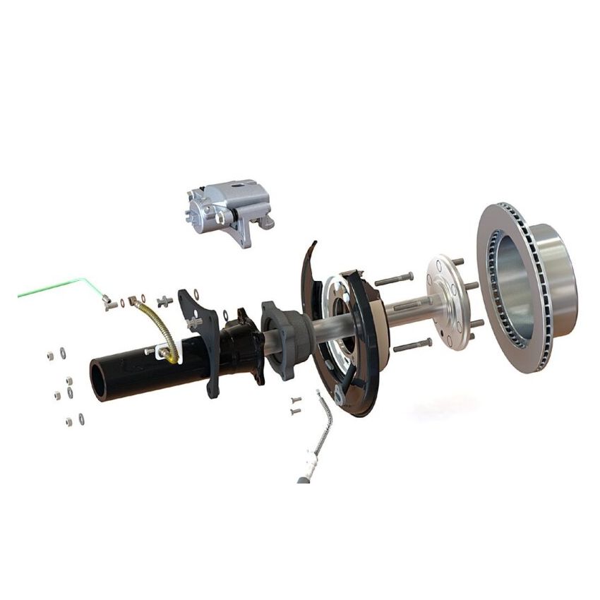 Pedders PED-PBCK006 05-20 Toyota Tacoma (6 Lug) Rear Brake Conversion Kit