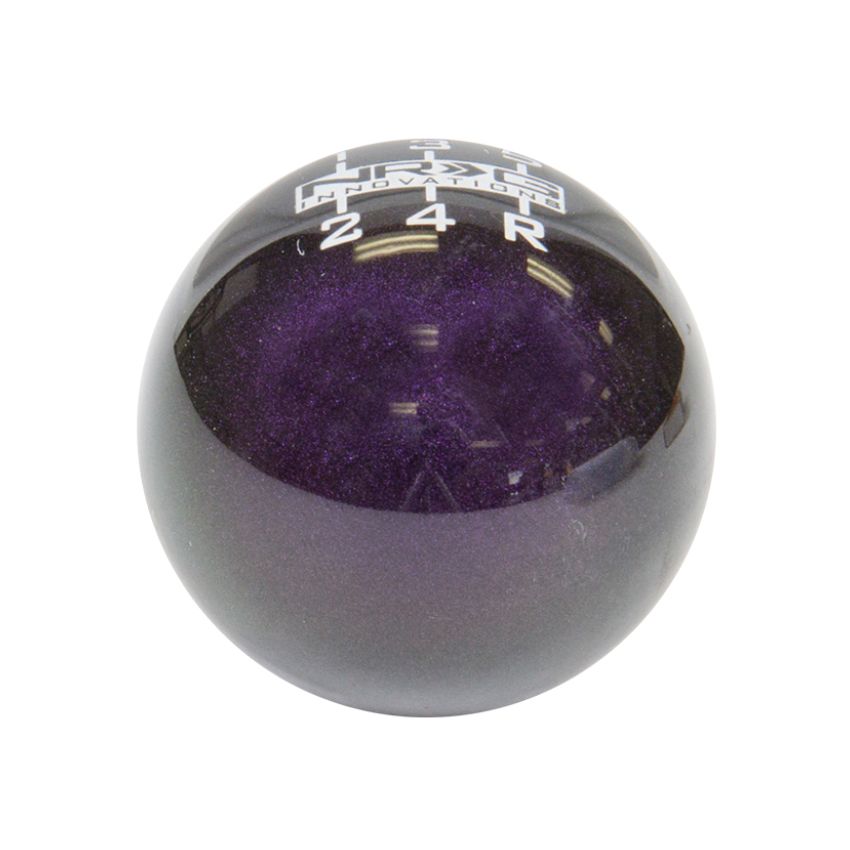 NRG Universal Ball Style Shift Knob - Heavy Weight 480G / 1.1Lbs. - Green/Purple (5 Speed)