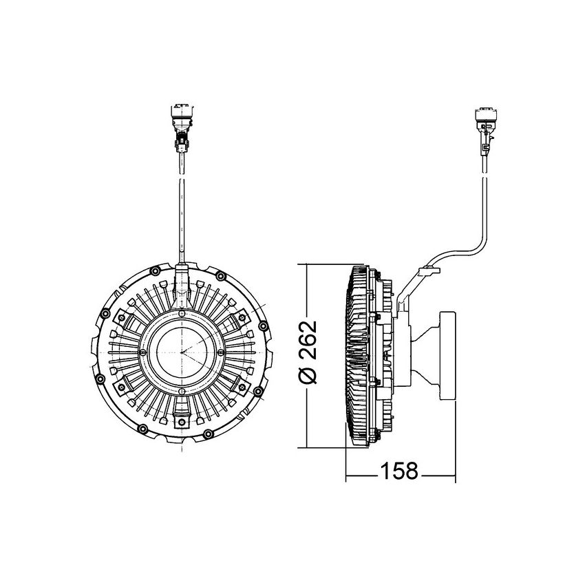 BEHR CFC 193 000P Engine Cooling Fan Clutch