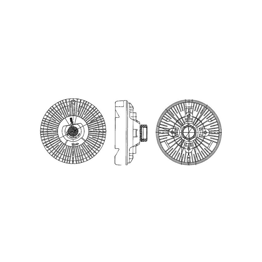 BEHR CFC 202 000P Engine Cooling Fan Clutch