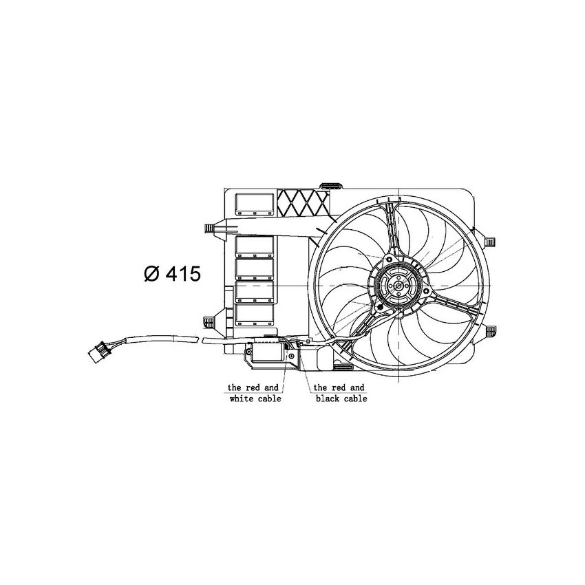 BEHR CFF 30 000S Engine Cooling Fan