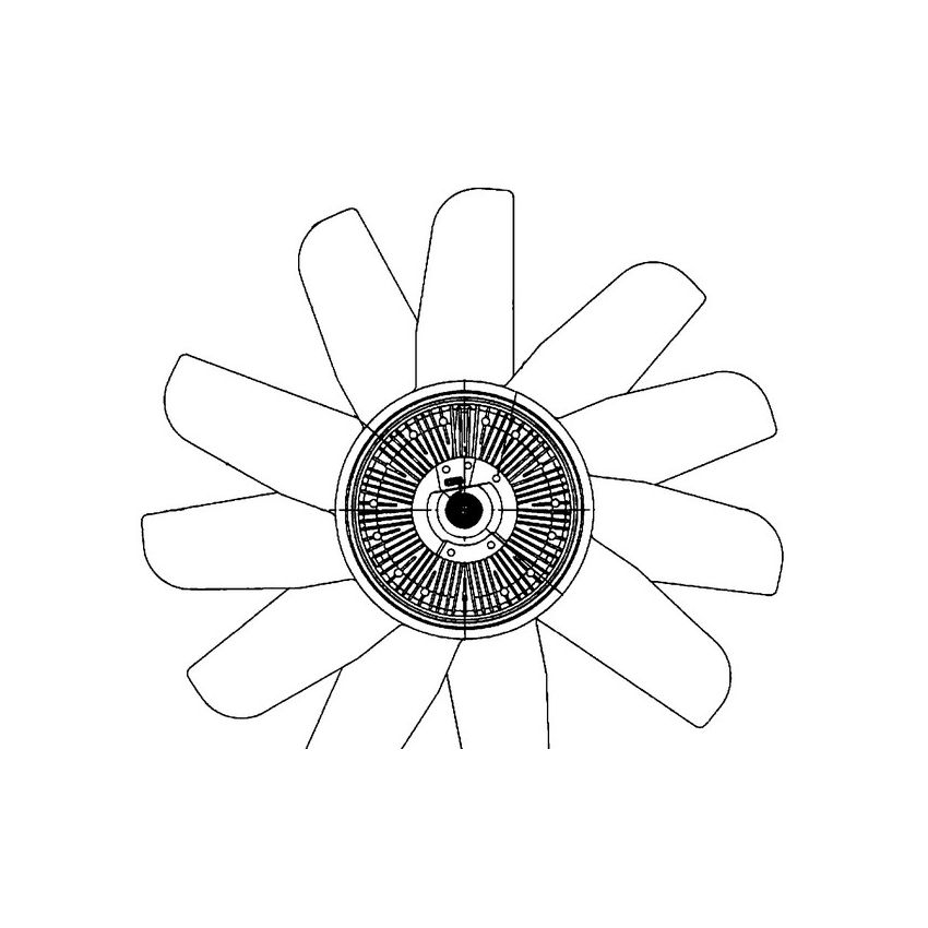 BEHR CFF 496 000P Engine Cooling Fan Clutch