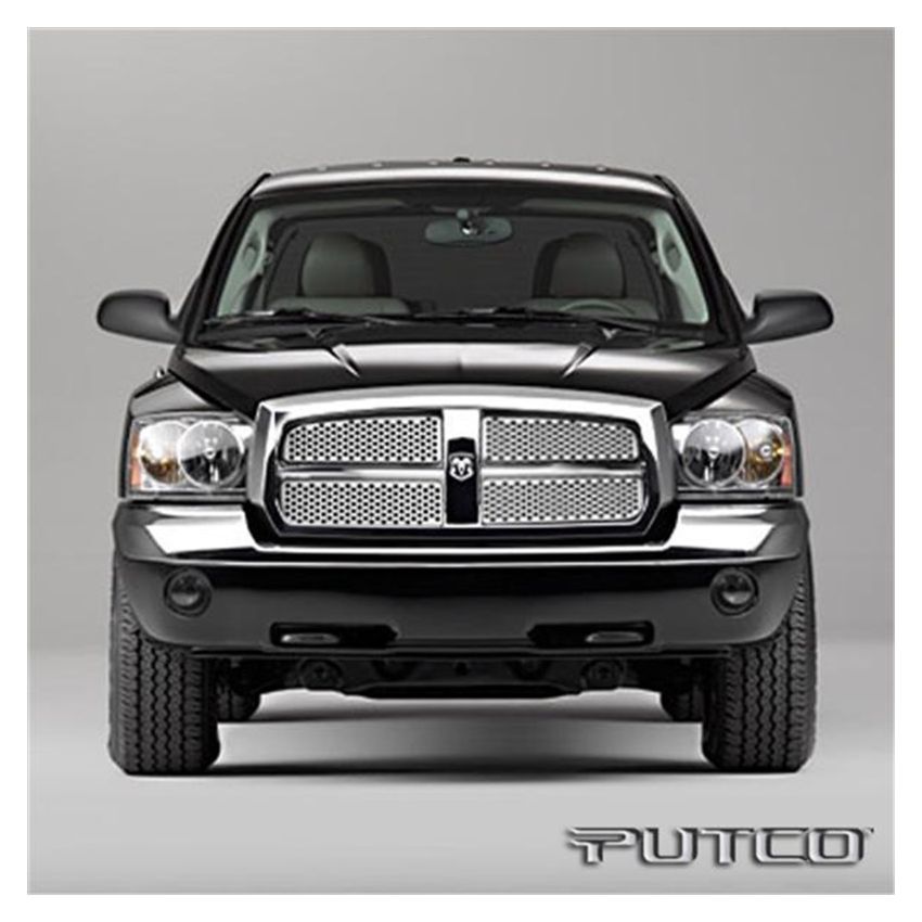 Putco 84144 05-07 Dodge Dakota Punch Stainless Steel Grilles