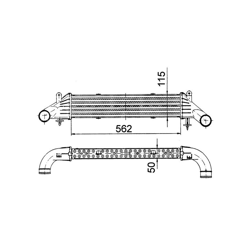 BEHR CI 107 000P Intercooler