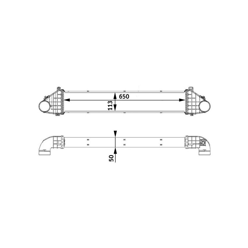 BEHR CI 139 000P Intercooler
