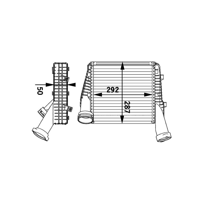 BEHR CI 141 000P Intercooler