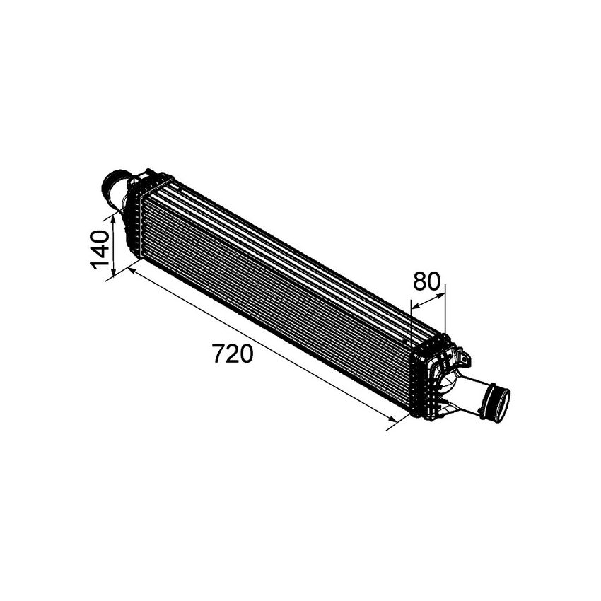 BEHR CI 169 000P Intercooler