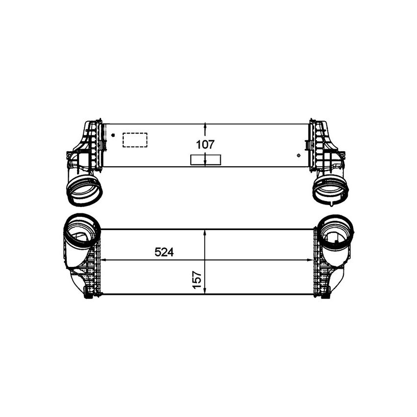 BEHR CI 175 000P Intercooler