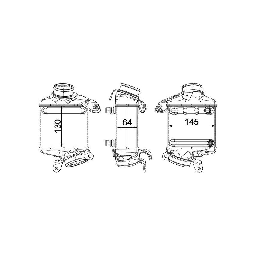 BEHR CI 186 000P Intercooler