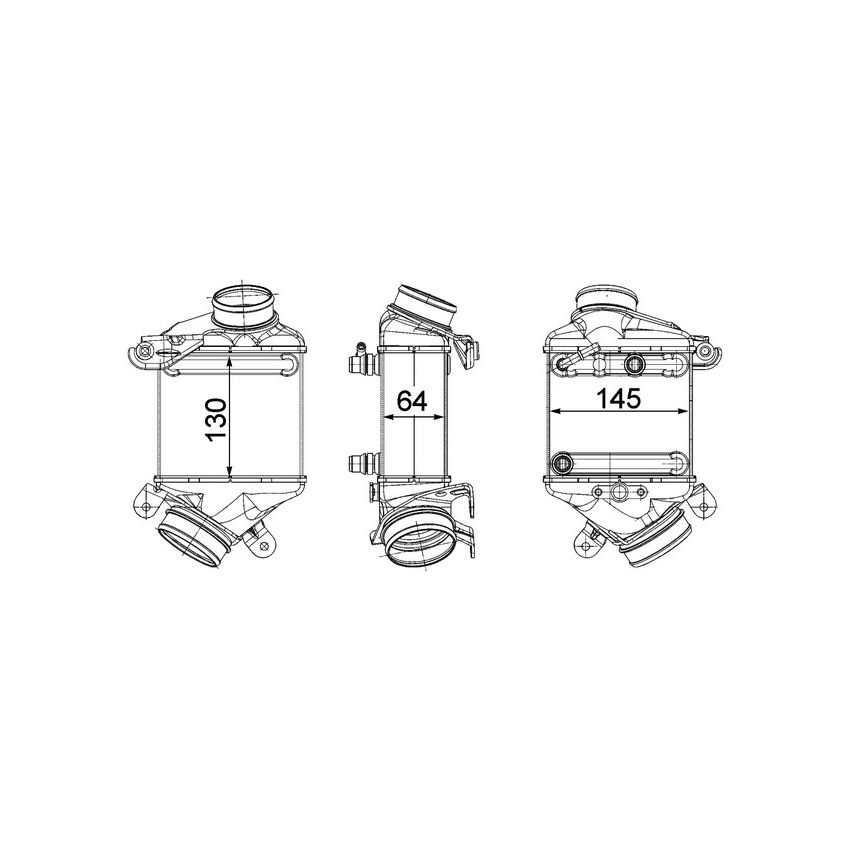 BEHR CI 187 000P Intercooler