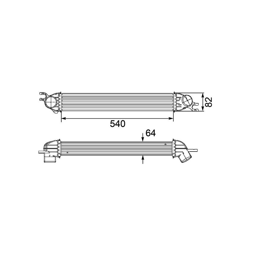BEHR CI 188 000P Intercooler