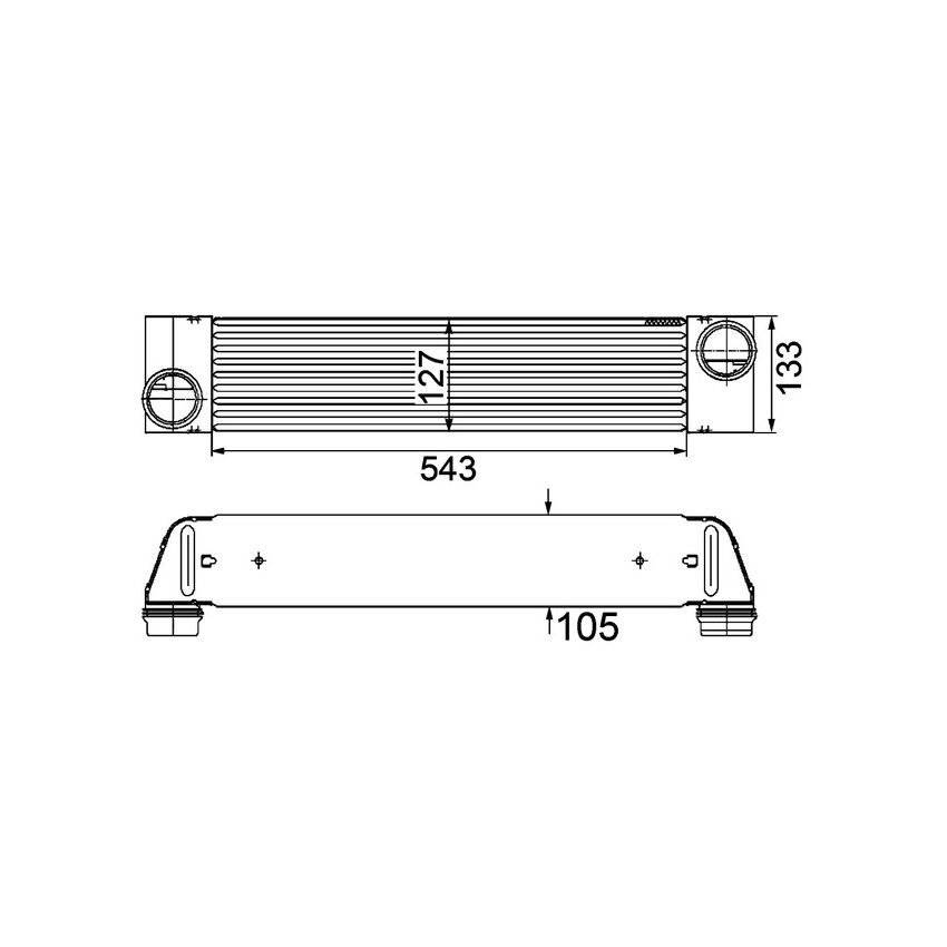 BEHR CI 193 000P Intercooler