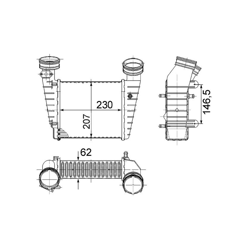BEHR CI 346 000S Intercooler