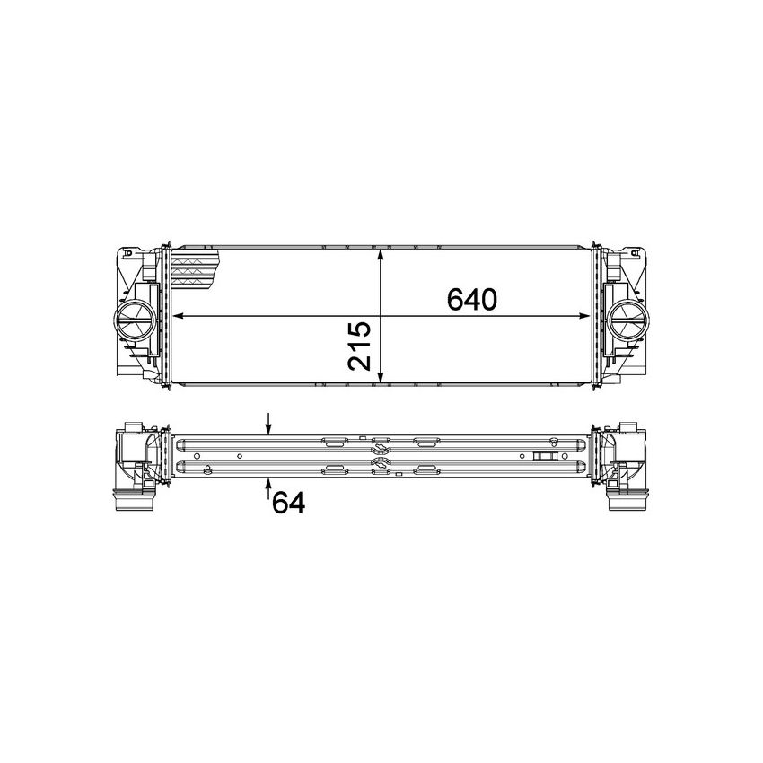 BEHR CI 368 000P Intercooler