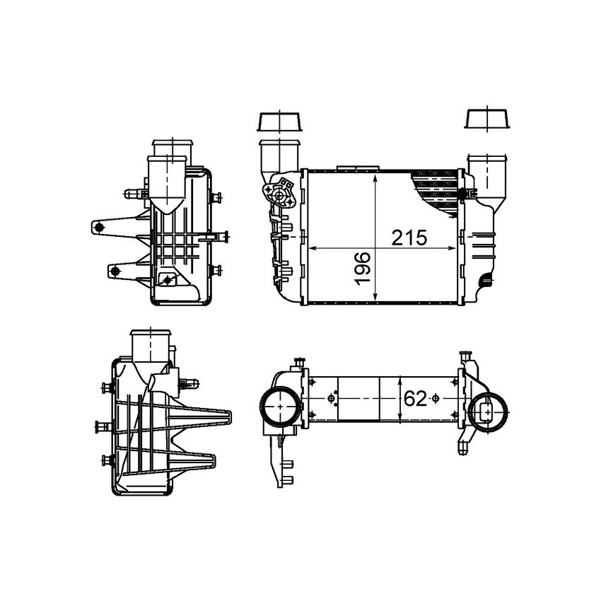 BEHR CI 381 000S Intercooler