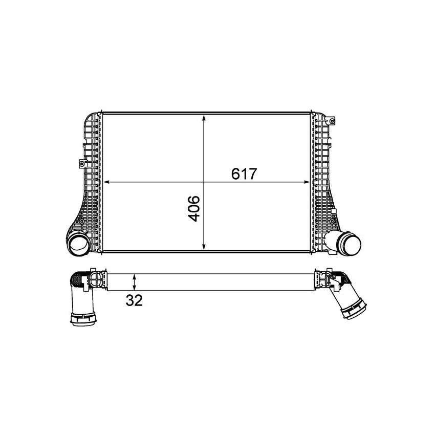 BEHR CI 387 000P Intercooler