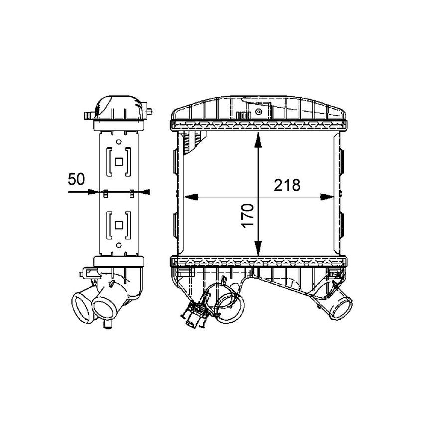 BEHR CI 76 000P Intercooler