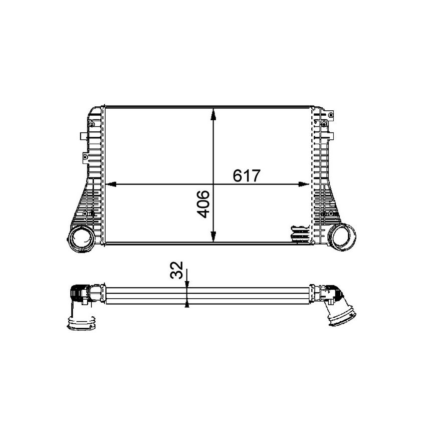 BEHR CI 83 000P Intercooler
