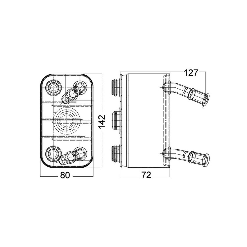 BEHR CLC 113 000P Automatic Transmission Oil Cooler Assembly