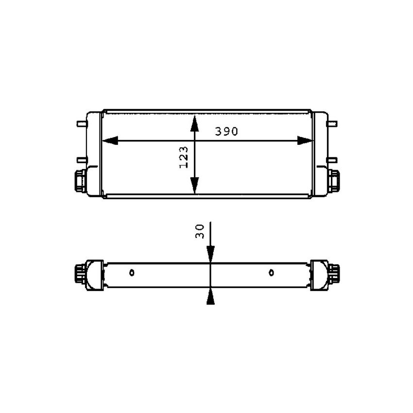 BEHR CLC 169 001P Engine Oil Cooler
