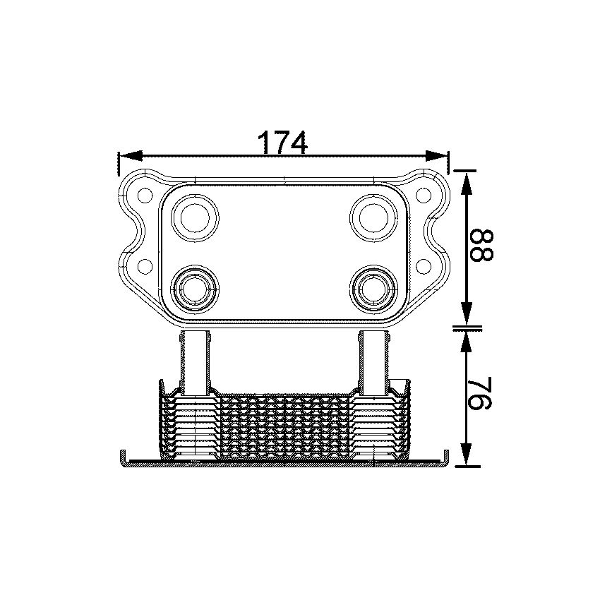 BEHR CLC 192 000S Intercooler