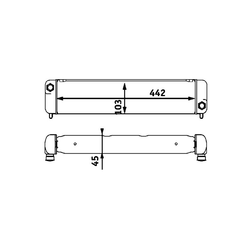 BEHR CLC 30 000P Engine Oil Cooler