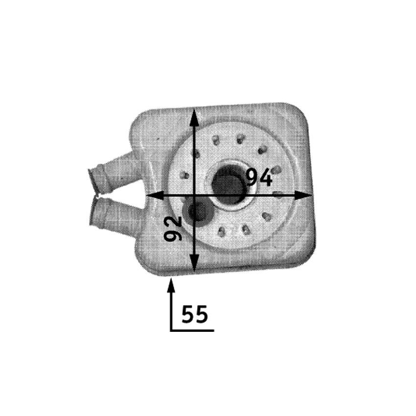 BEHR CLC 45 000S Engine Oil Cooler