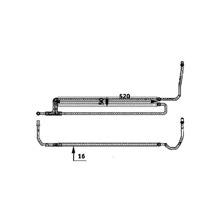 BEHR CLC 54 000P Engine Oil Cooler