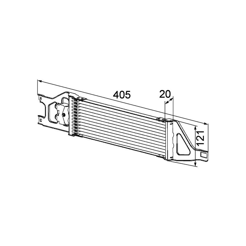 BEHR CLC 57 000P Engine Oil Cooler