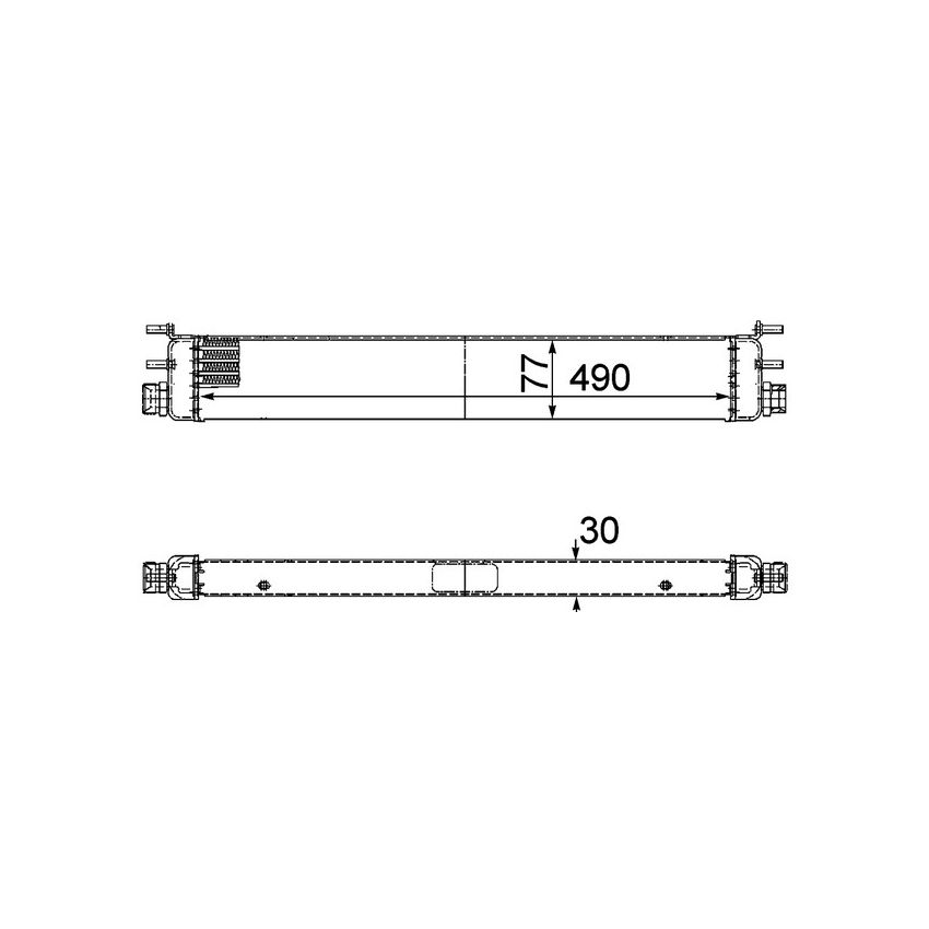 BEHR CLC 68 000P Engine Oil Cooler