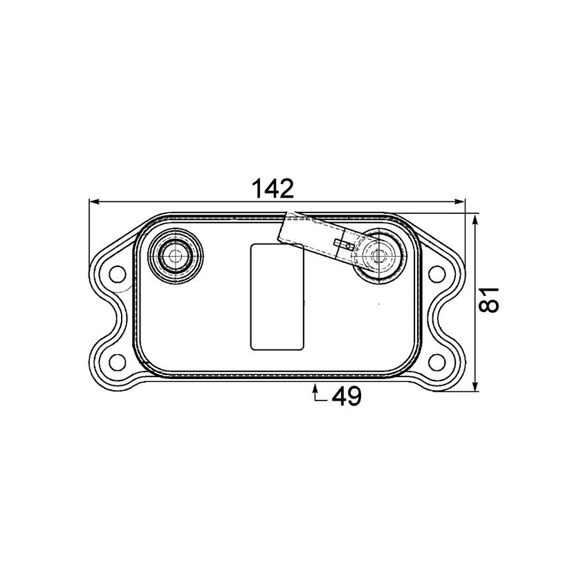 BEHR CLC 73 000P Engine Oil Cooler