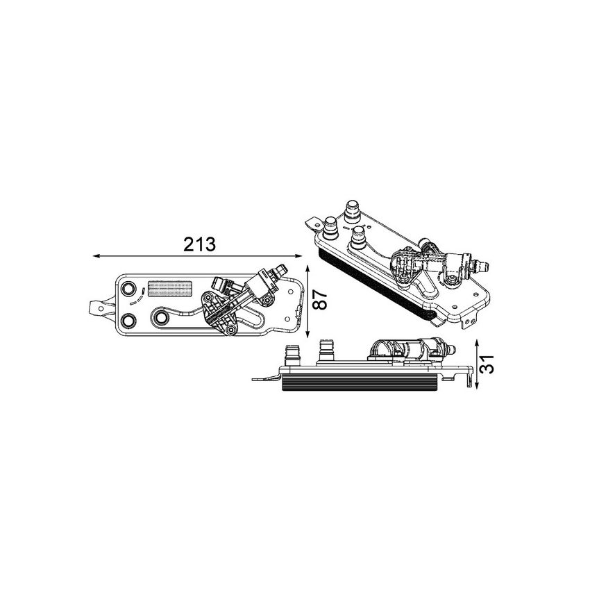 BEHR CLC 90 000P Engine Oil Cooler