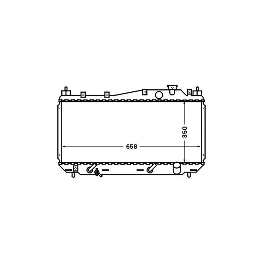 BEHR CR 1458 000S Radiator