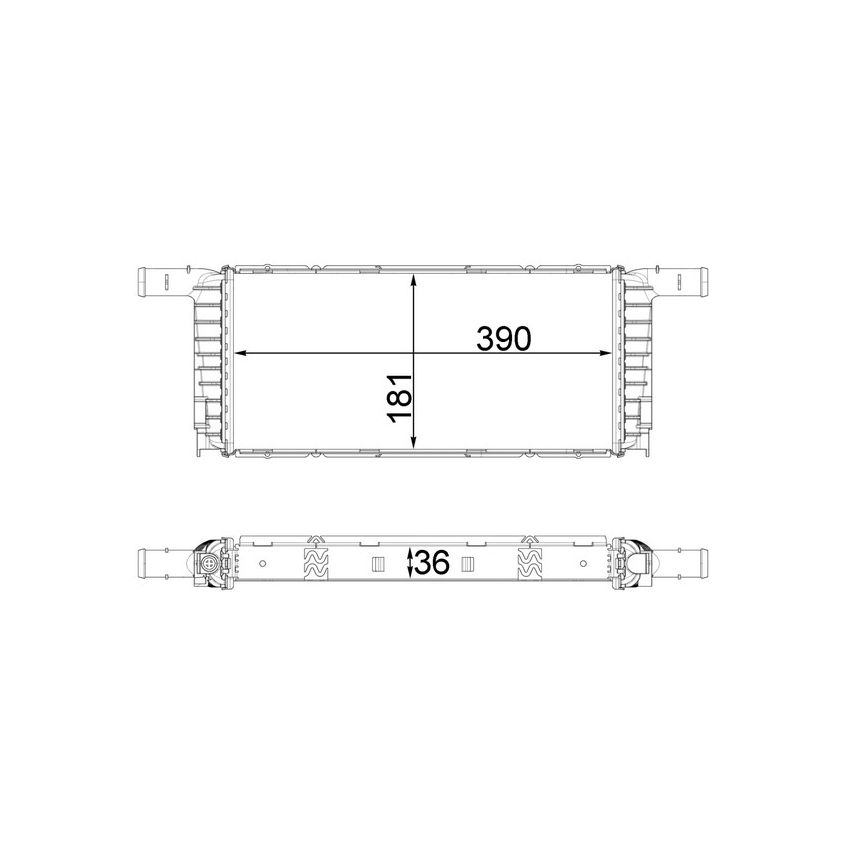 BEHR CR 1941 000P Radiator