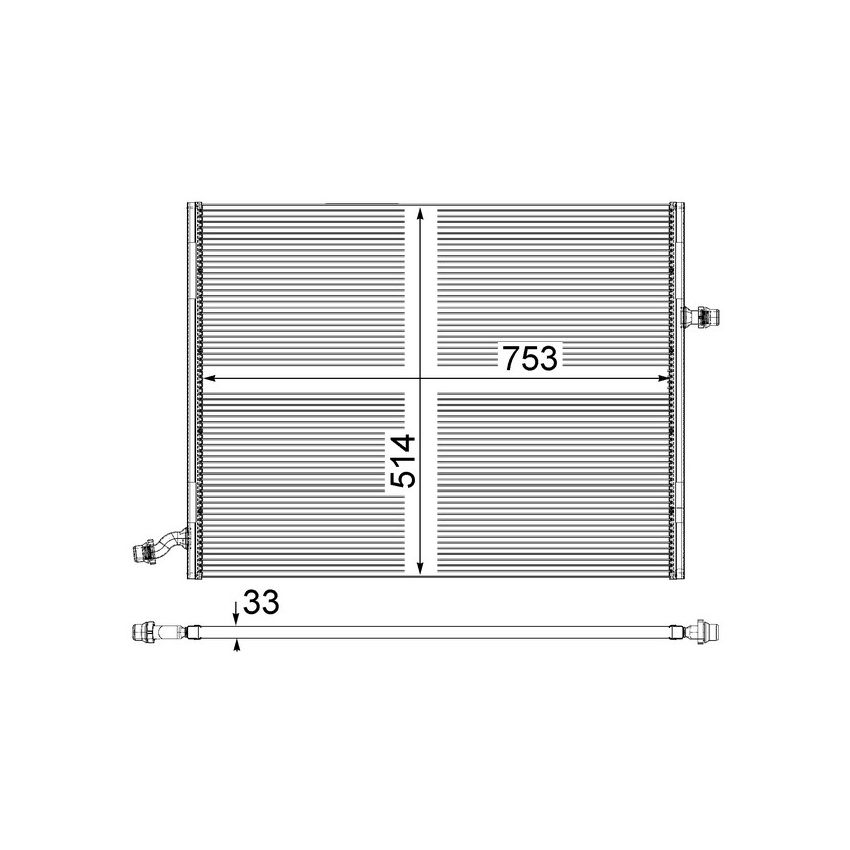 BEHR CR 2099 000P Radiator