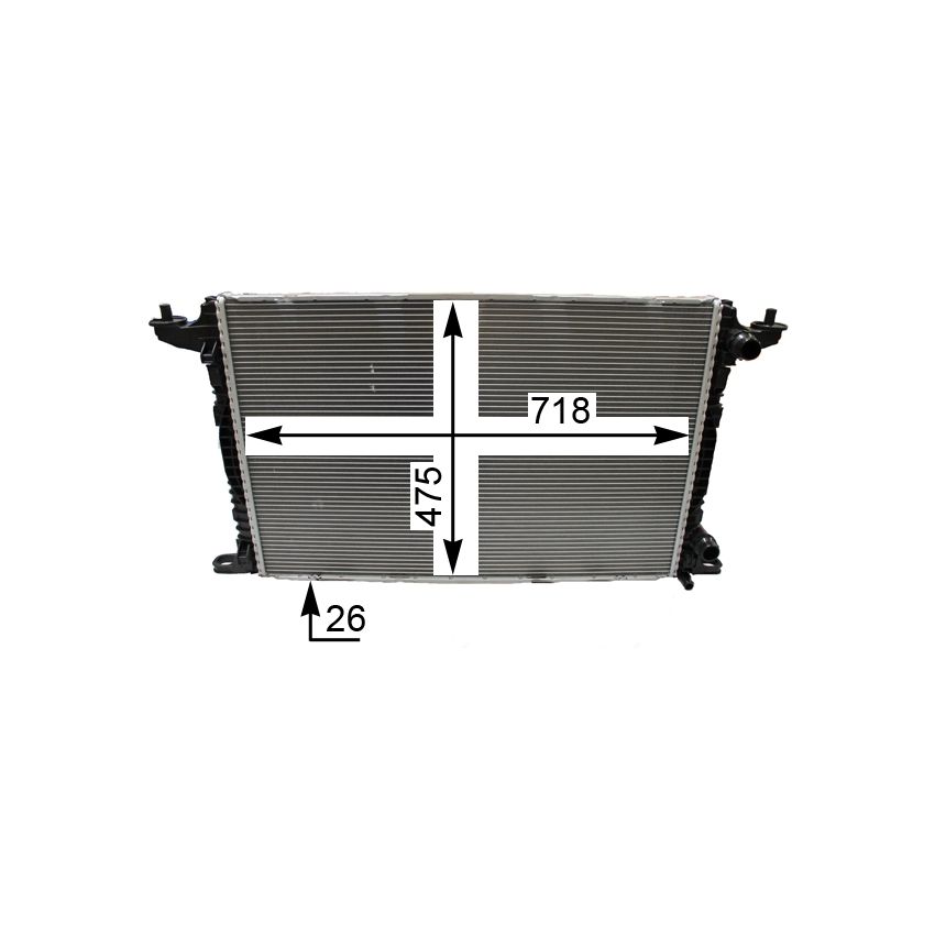 BEHR CR 2179 000P Radiator