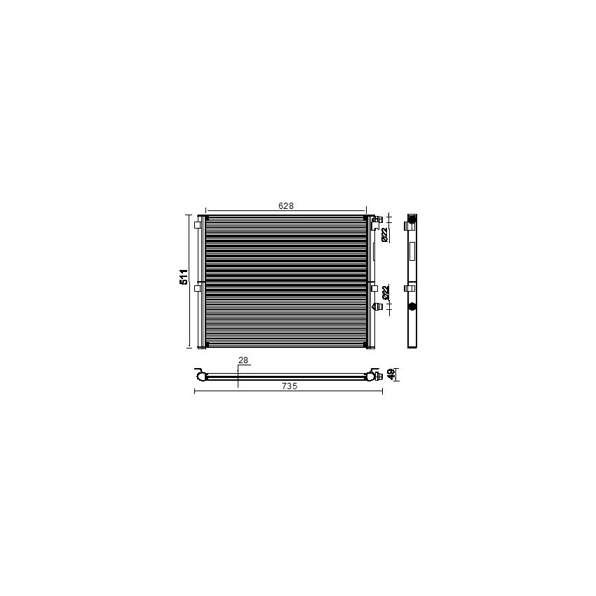 BEHR CR 2307 000P Radiator