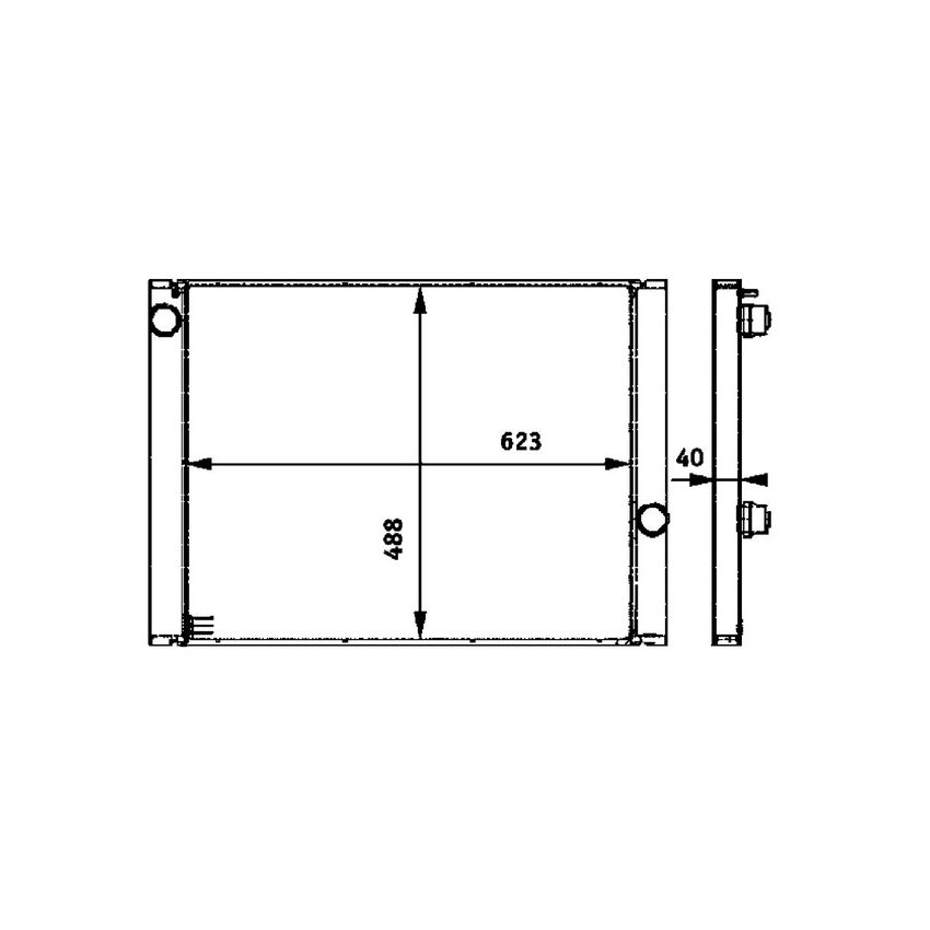 BEHR CR 582 000P Radiator