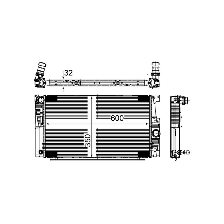 BEHR CR 775 000S Radiator