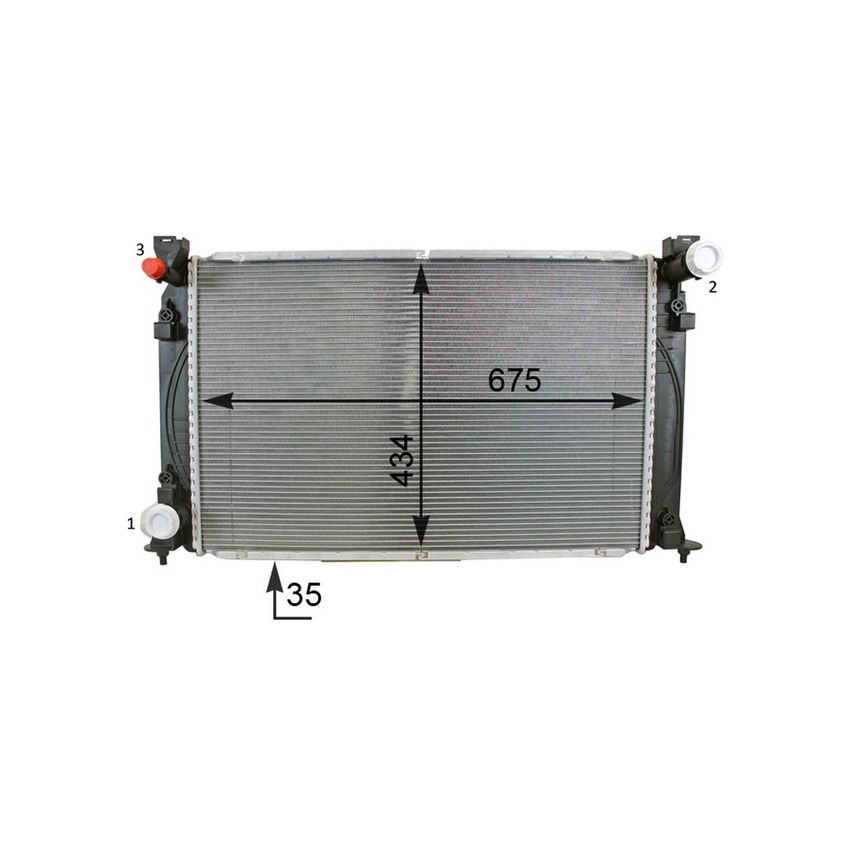 BEHR CR 79 000P Radiator