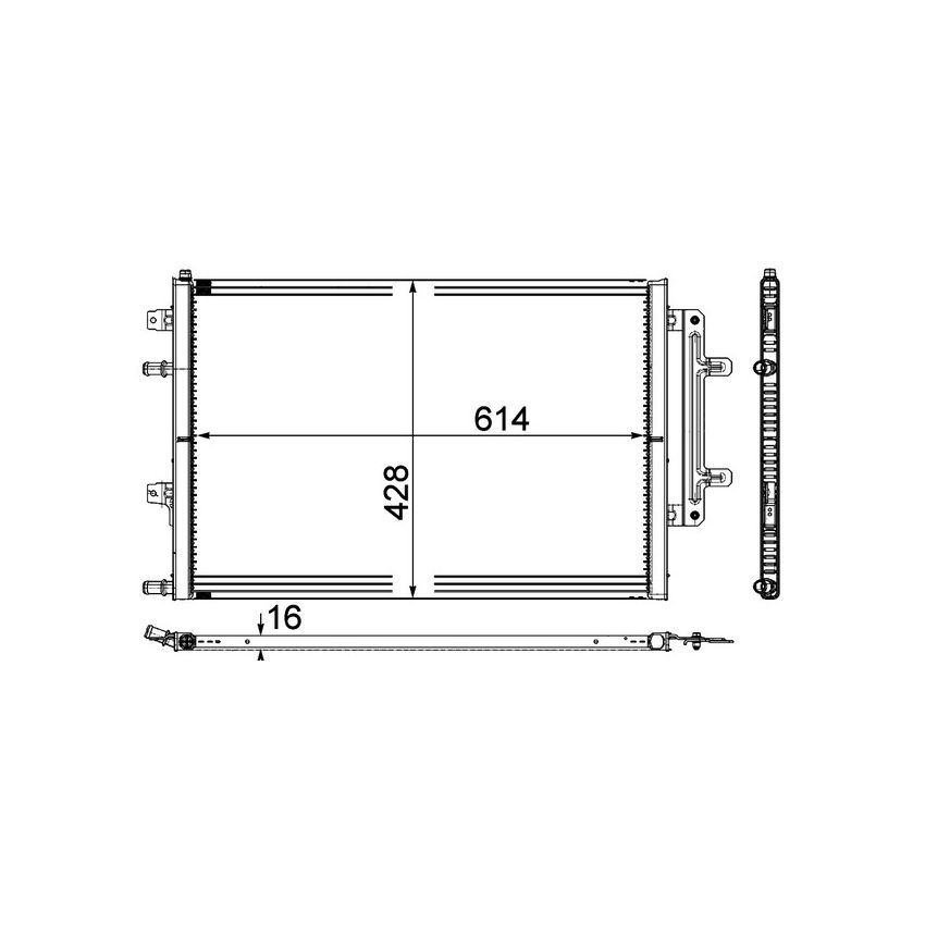BEHR CR 868 000P Radiator