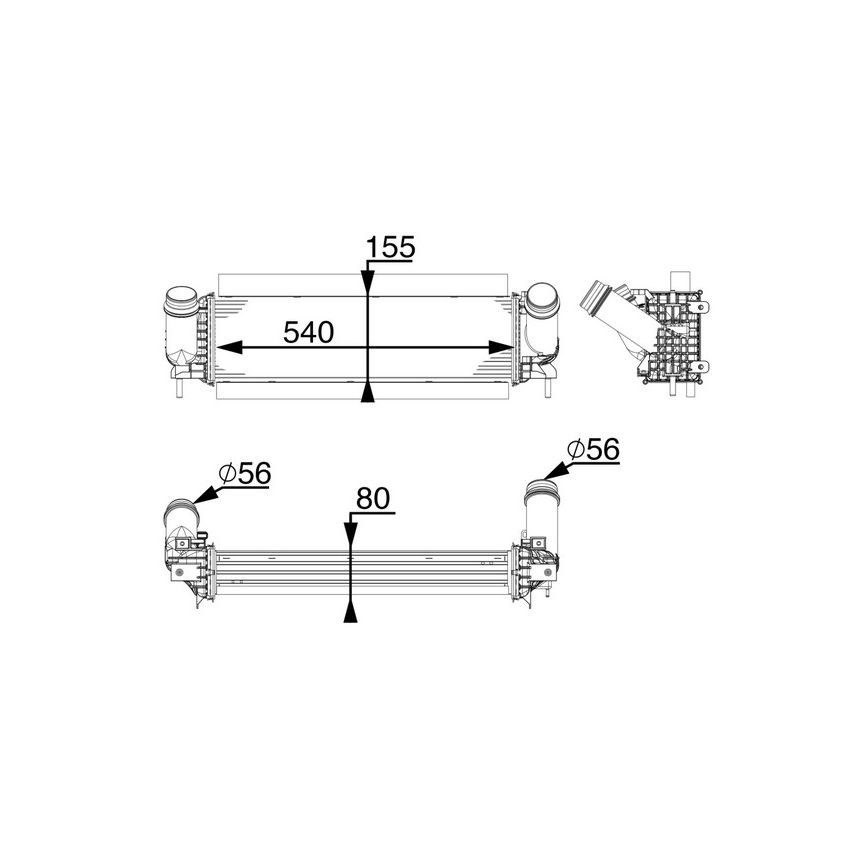 BEHR CR 926 000P Radiator