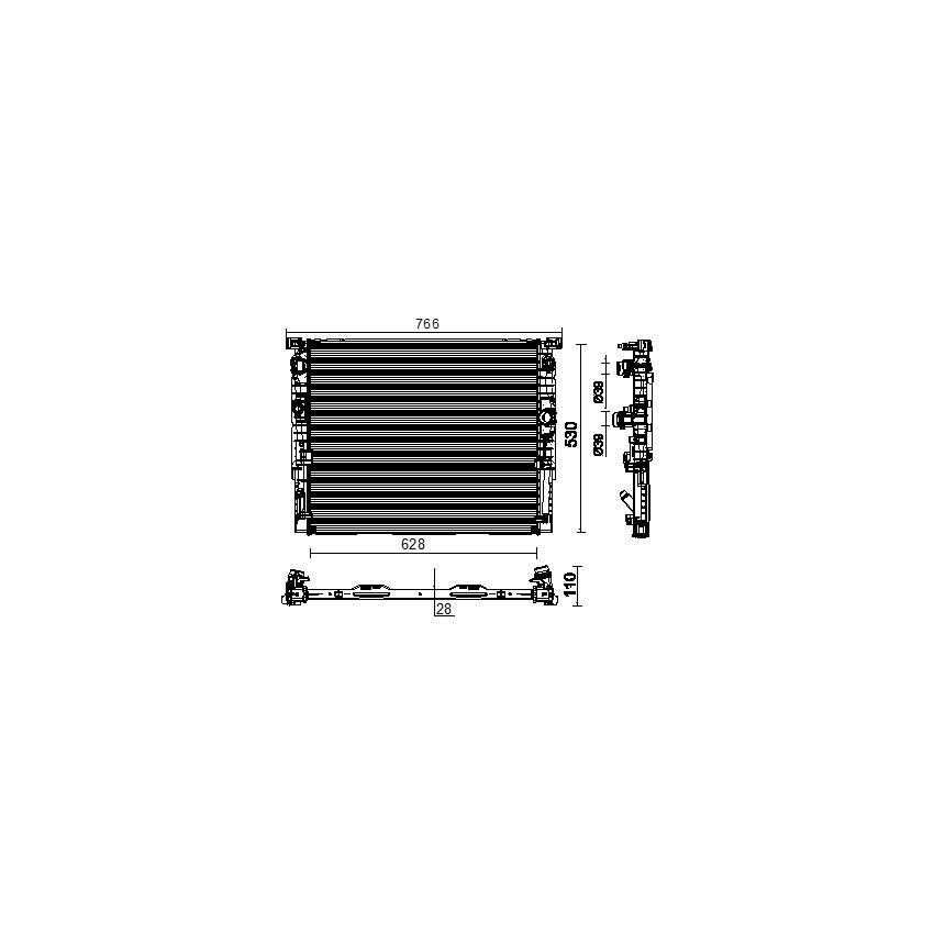 BEHR CR 939 000P Radiator