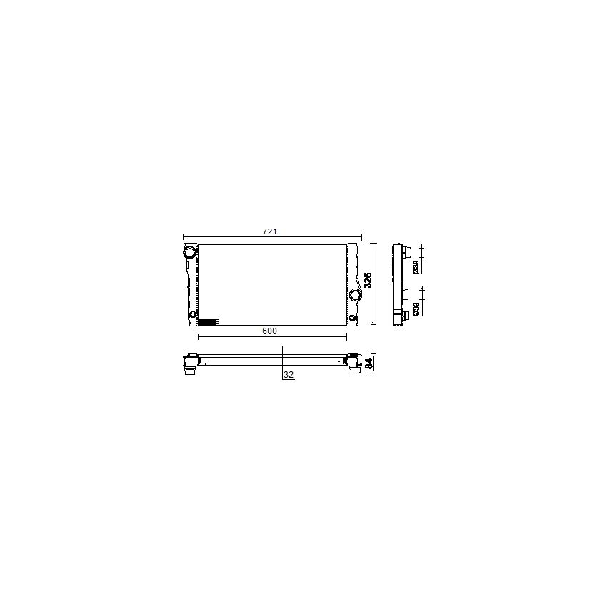 BEHR CR 956 000P Radiator