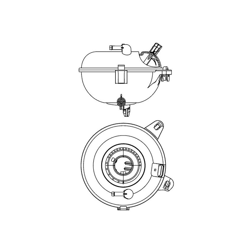 BEHR CRT 21 000S Engine Coolant Reservoir