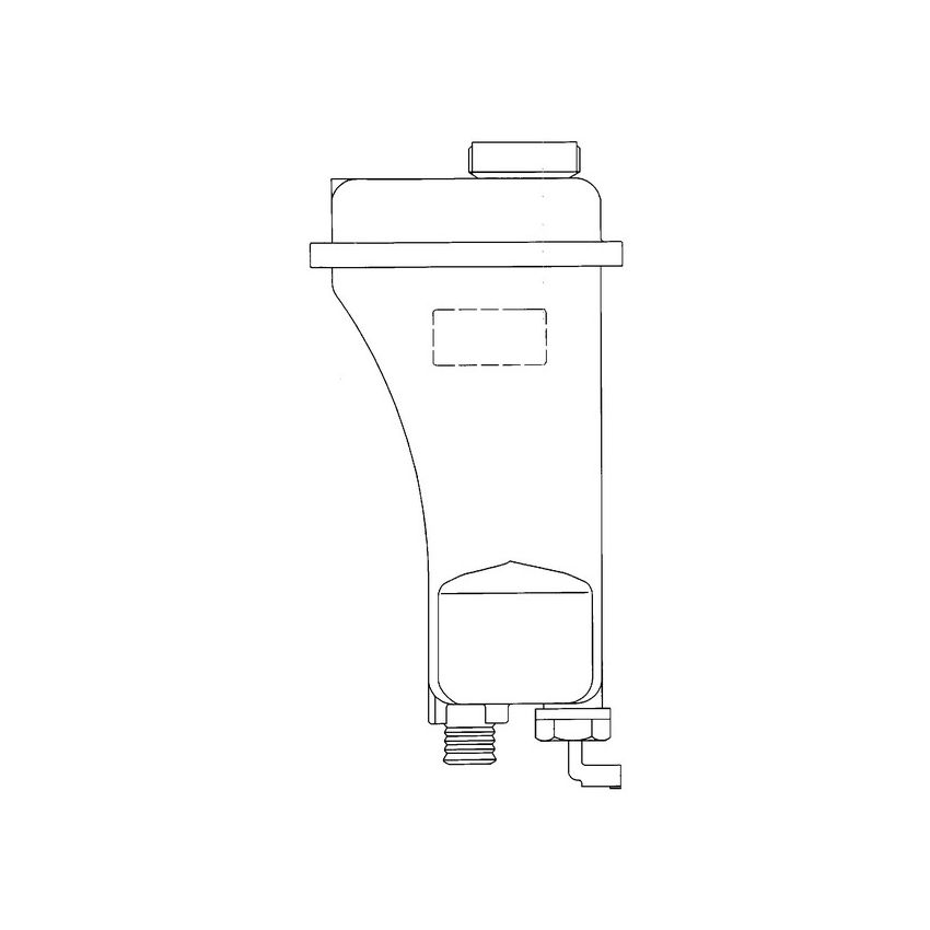 BEHR CRT 224 000S Engine Coolant Reservoir